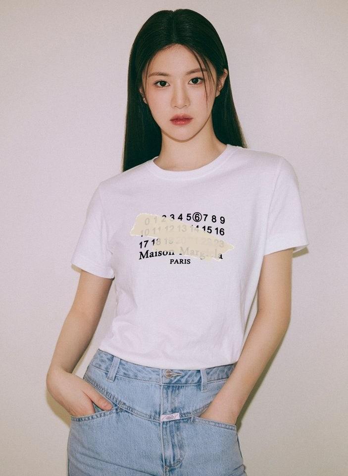 메종마르지엘라 테이핑 그래픽 반팔 (국내배송)