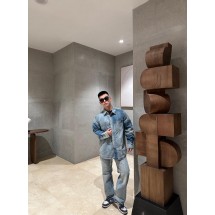 구찌 워시드 엠보싱 데님 남방 (해외배송)