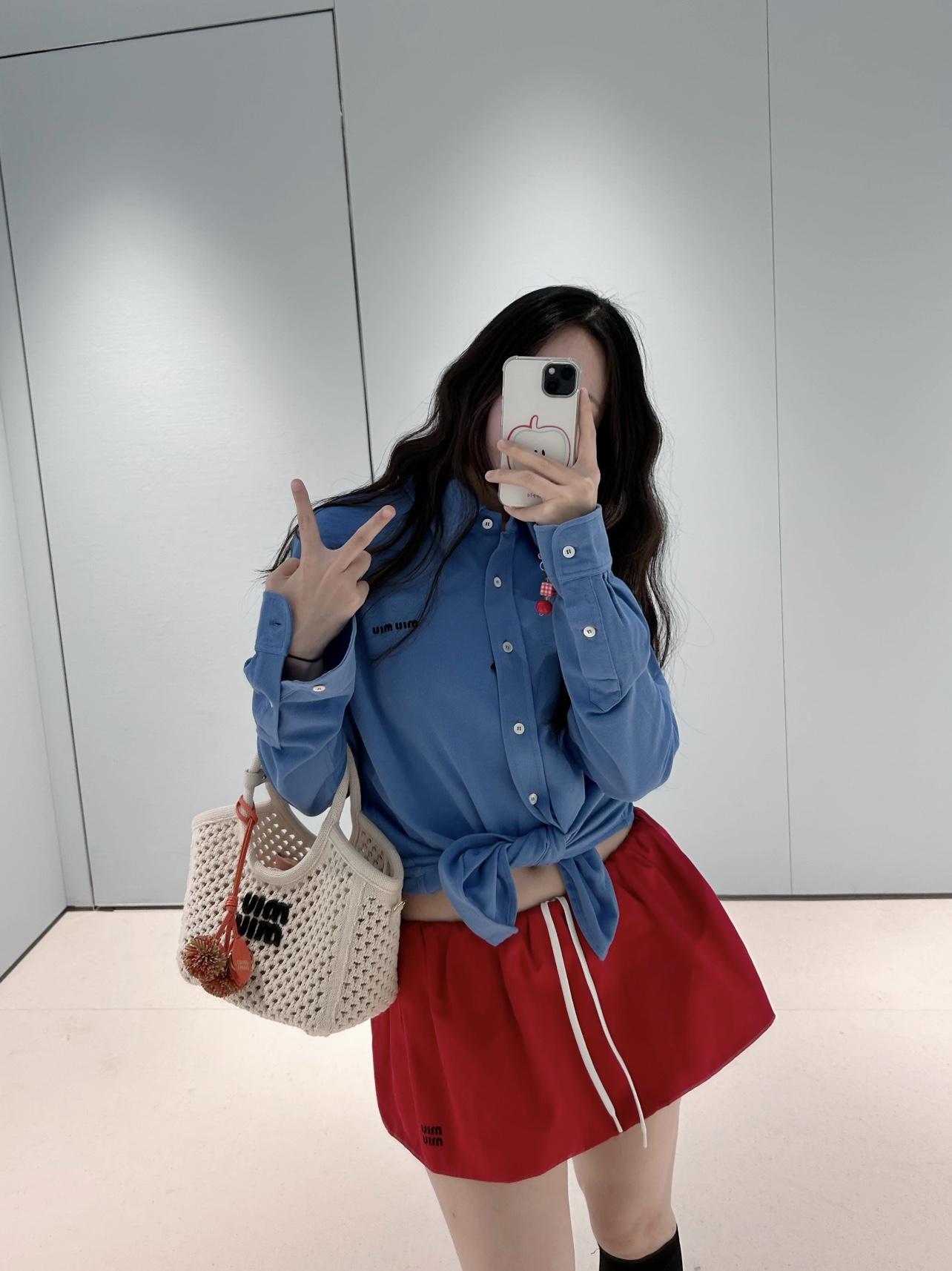 미우미우 라펠 셔츠 (해외배송)