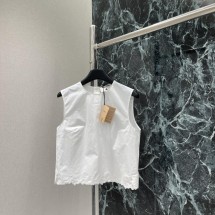 미우미우 슬리브리스 베스트 탑 (해외배송)