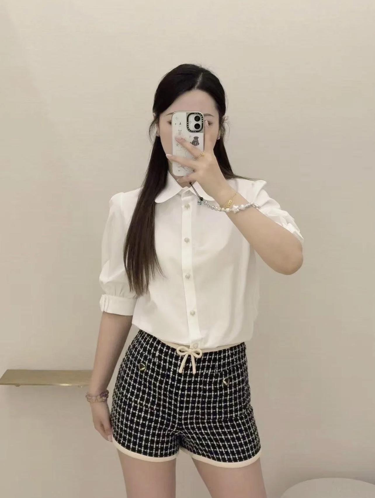 발렌티노 라펠 반소매 셔츠 2컬러 (해외배송)