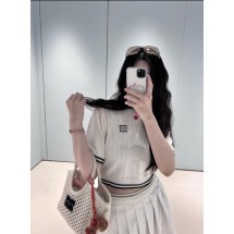 미우미우 크롭탑 스커트 세트 (해외배송)