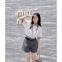 미우미우 니트 카라 반팔 (해외배송)