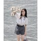 미우미우 니트 카라 반팔 (해외배송)