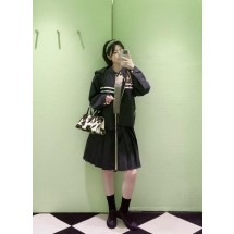프라다 지퍼 플리츠 스커트 (해외배송)