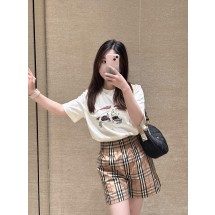 버버리 라운드넥 자수 워호스 반팔 2컬러 (해외배송)