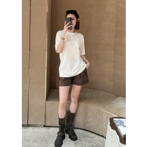 버버리 라운드넥 자수 반팔 2컬러 (해외배송)