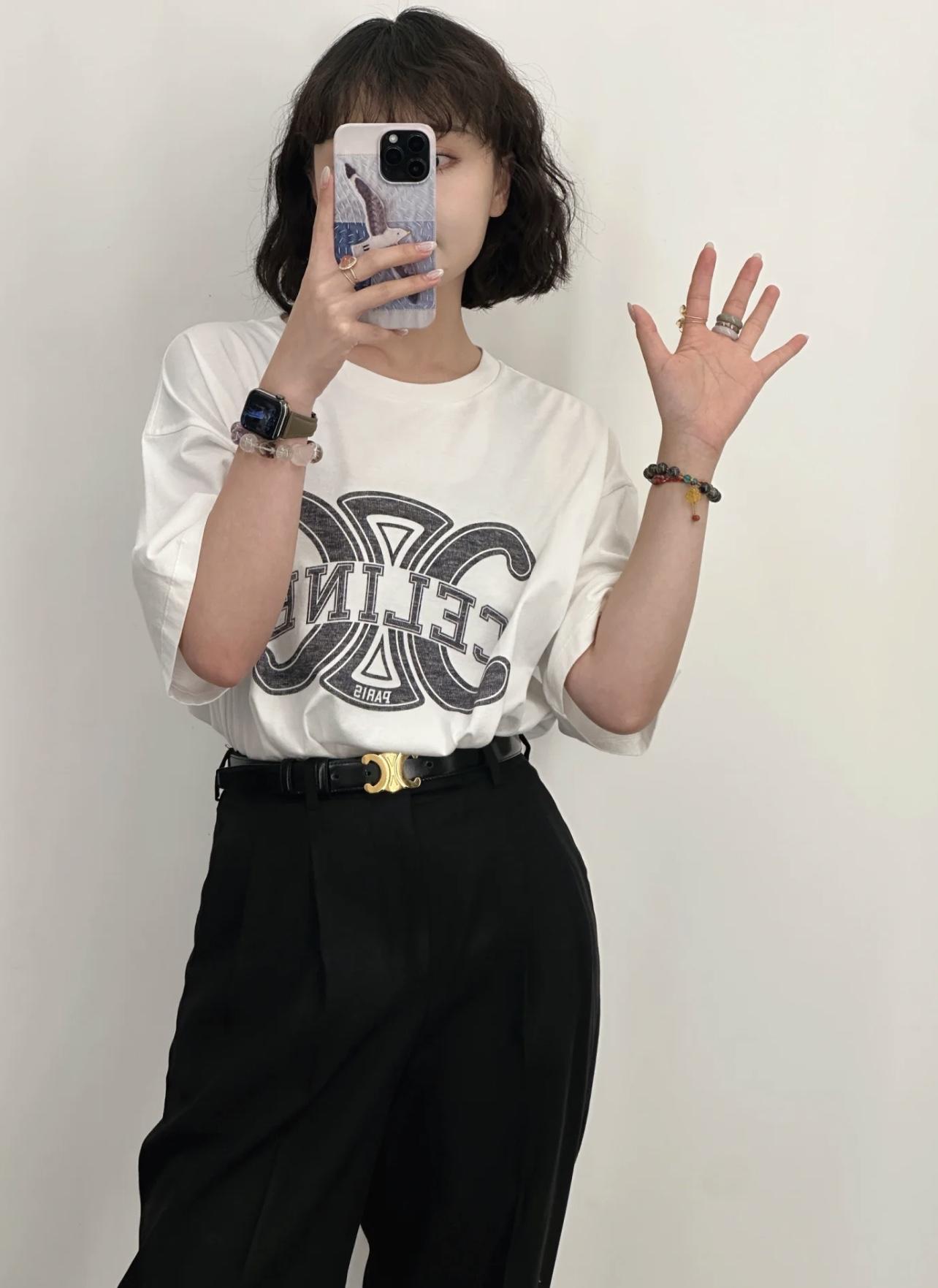 셀린느 프린트 반팔 2컬러 (해외배송)