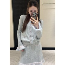 샤넬 스트라이프 니트 가디건 2컬러 (해외배송)