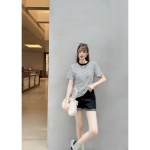 루이비통 프린트 체인 반팔 (해외배송)