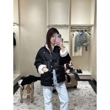 샤넬 자카드 실크 패딩 재킷 (해외배송)