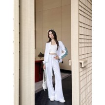 디올 사이드 스트라이프 프레피 스타일 캐주얼 팬츠 (해외배송)
