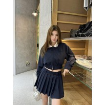 미우미우 주얼 재킷 + 플리츠 스커트 (해외배송)