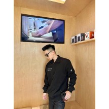 몽클레어 FRGMT 조인트 자수 로고 하프 지퍼 라펠 긴팔 (해외배송)