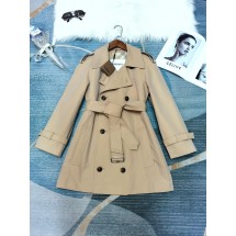 버버리 더블브레스트 숏 가바딘 트렌치코트 (해외배송)