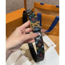 루이비통 남성용 화이트 삼색 벨트 (정품급 해외배송)