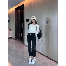 셀린느 하이웨이스트 시가렛 팬츠 (해외배송)