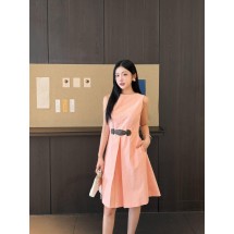 루이비통 핑크 자카드 원피스 (해외배송)