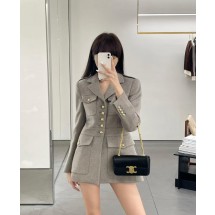 셀린느 그레이 캐시미어 재킷 (해외배송)
