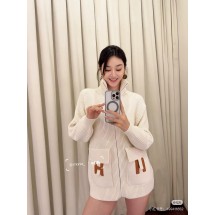에르메스 캐시미어 니트 지퍼 미디엄 재킷 (해외배송)