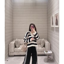 디올 네크라인 타이 울 탑 (해외배송)