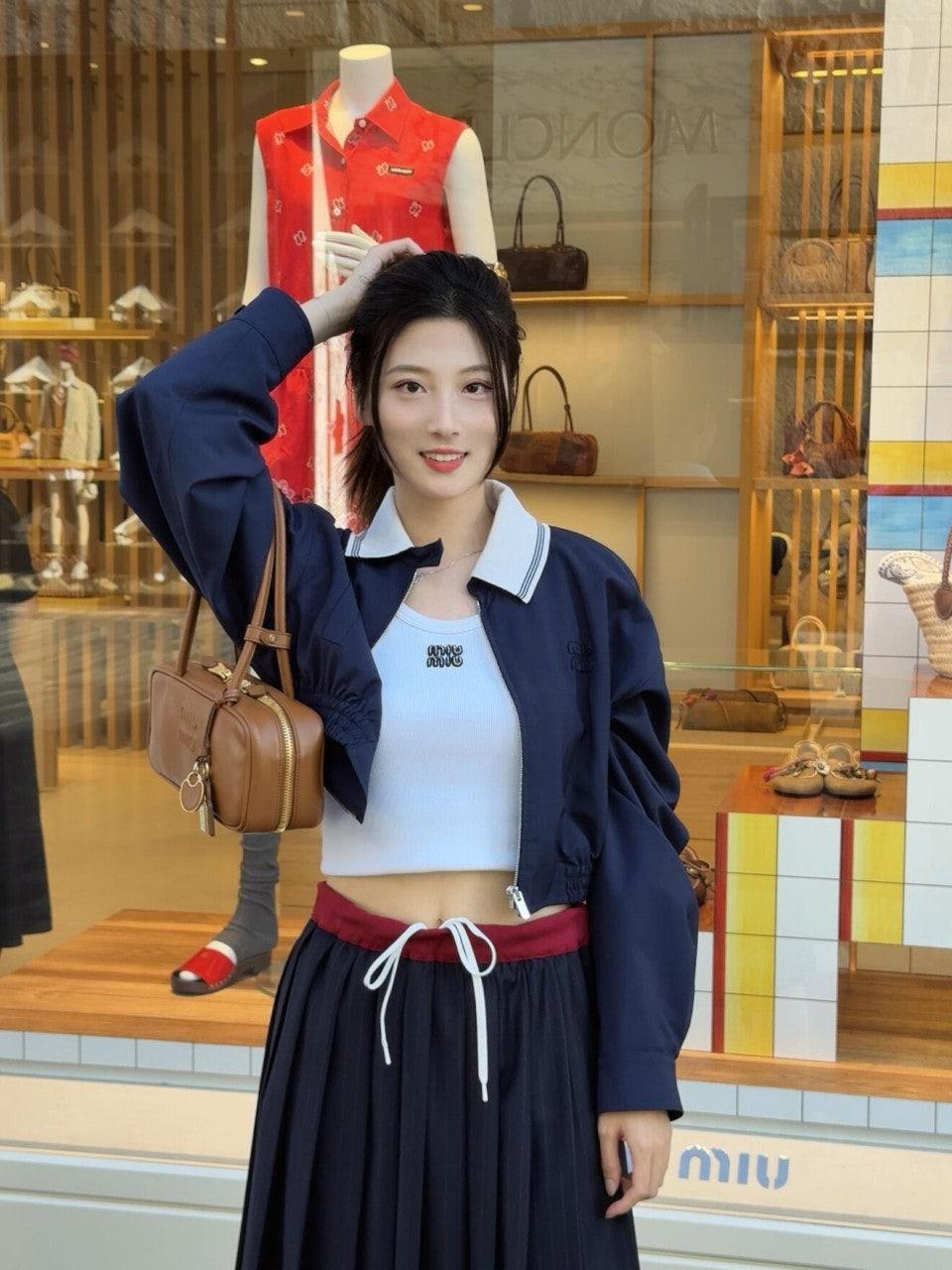 로에베 자수 포켓 드로스트링 루즈 후드 (해외배송)
