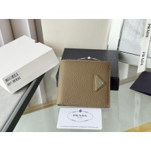 프라다 남성용 디어 그레인 가죽 반지갑 (해외배송)